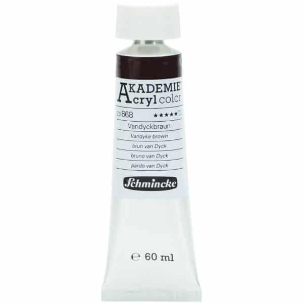 Schmincke Akademie Acrylcolor 60ml vandyckbraun