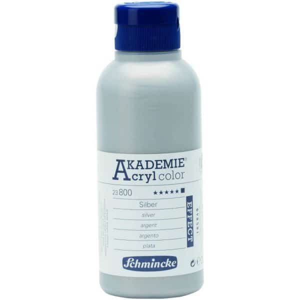 Schmincke Akademie Acrylcolor 250ml silber