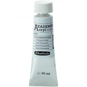 Schmincke Akademie Acrylcolor 60ml fluoreszierend weiß