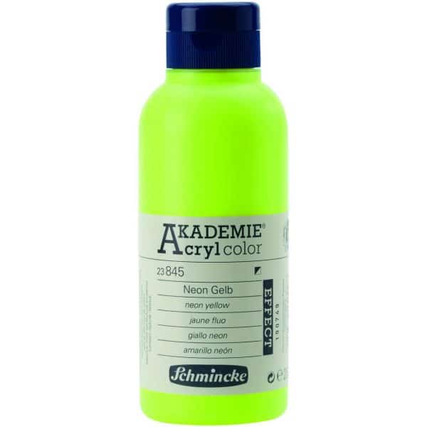 Schmincke Akademie Acrylcolor 250ml neongelb