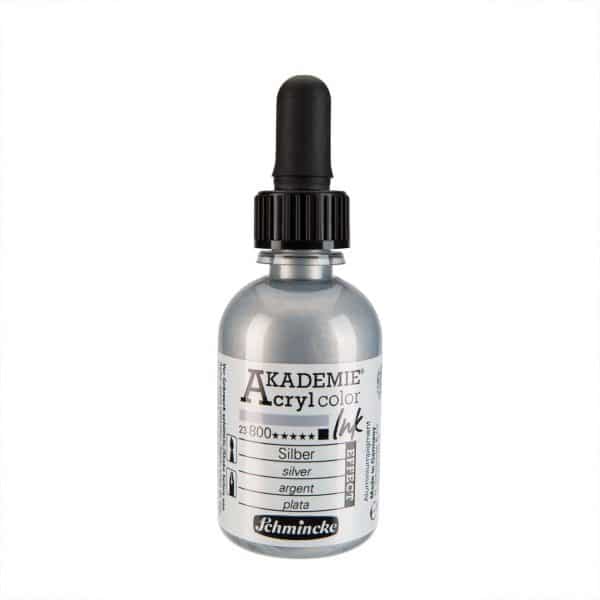 Schmincke Akademie Acrylcolor Ink 50ml silber