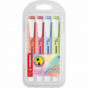 STABILO swing cool Textmarker Pastell Set 4 Stück