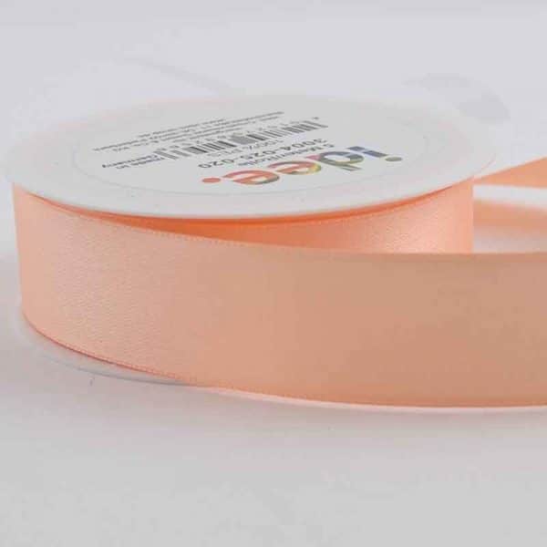 Satinband 25mm 5m apricot