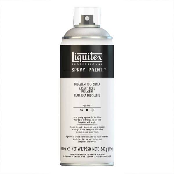 Liquitex Acrylspray 400ml reiches silber irisierend