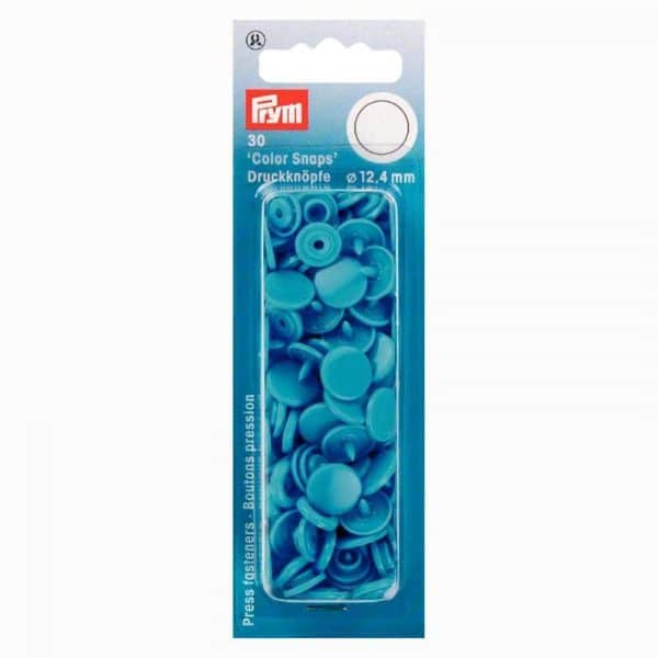 Prym Color Snaps Druckknöpfe stahlblau 12