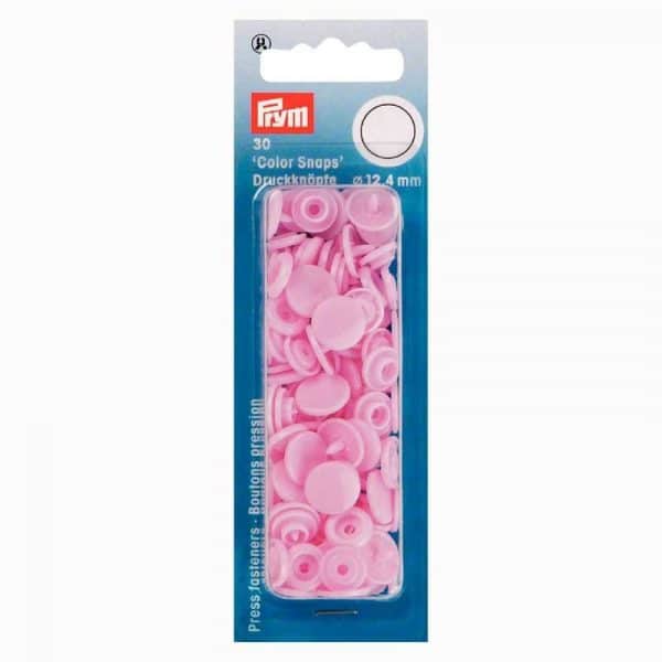 Prym Color Snaps Druckknöpfe rosa 12