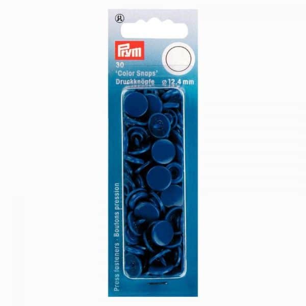 Prym Color Snaps Druckknöpfe blau 12