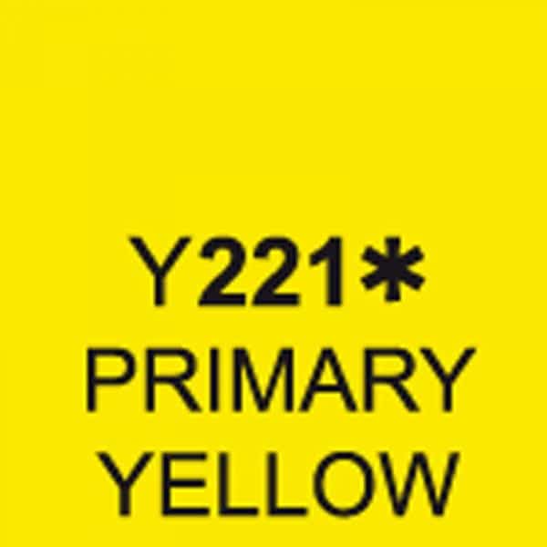 TOUCH Twin Brush Marker Primary Yellow Y221