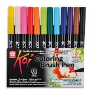 Koi Coloring Brush Pen 12teilig