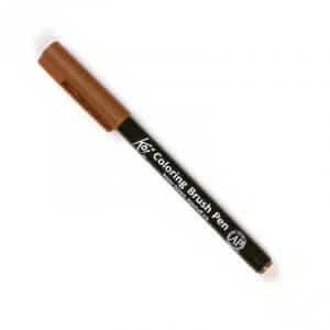 Koi Coloring Brush Pen brown