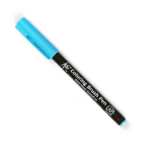Koi Coloring Brush Pen sky blue