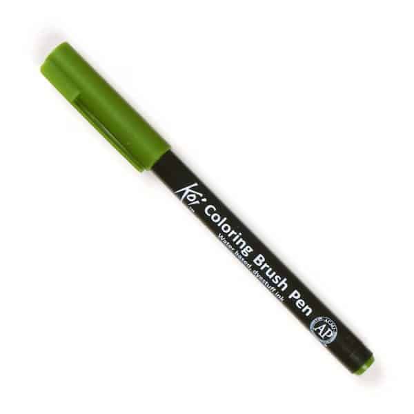 Koi Coloring Brush Pen sap green