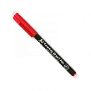 Koi Coloring Brush Pen red