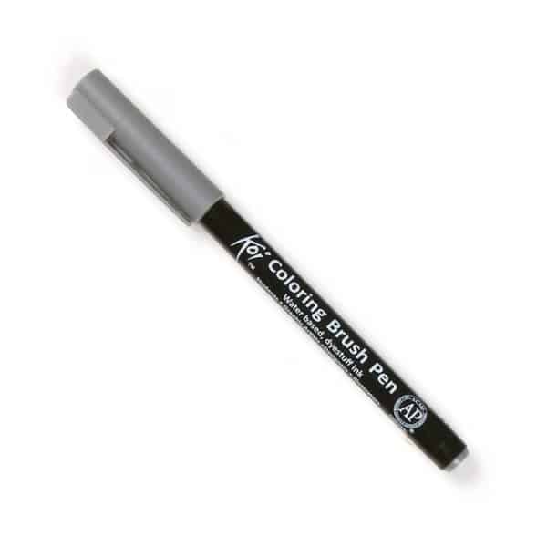 Koi Coloring Brush Pen dark cool gray