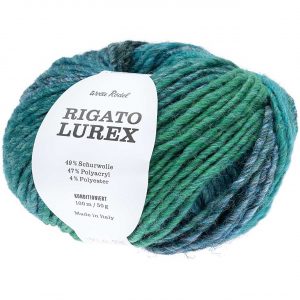 Wolle Rödel Rigato Lurex grün 50g 100m