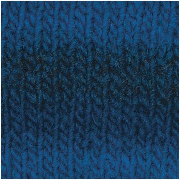 Wolle Rödel Super Big Color 100g 100m blau-bunt