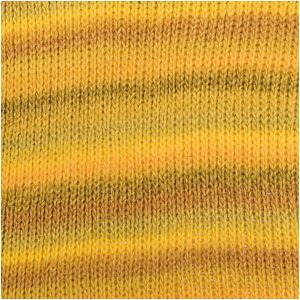 Wolle Rödel Super Big Color 100g 100m gelb-mix
