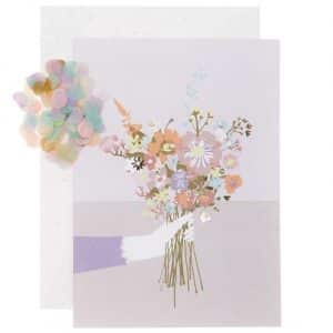 Paper Poetry Grußkartenset Blumenstrauß