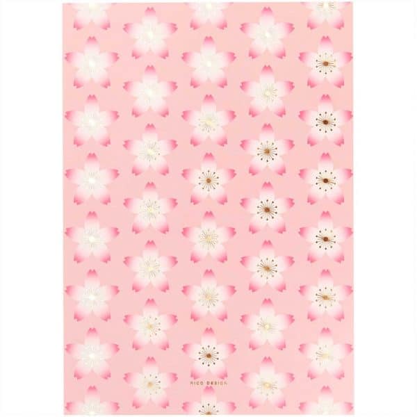 Paper Poetry Notizblock Kirschblüten pink A5 50 Blatt 100g/m²