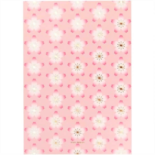 Paper Poetry Notizblock Kirschblüten pink A5 50 Blatt 100g/m²