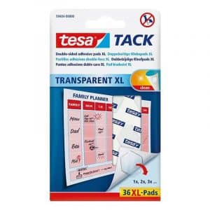 tesa TACK Klebepads XL transparent 36 Stück