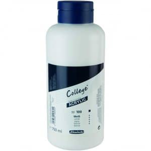 Schmincke College Studienacrylfarbe 750ml weiß