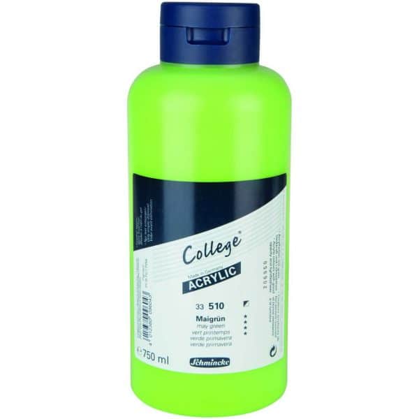 Schmincke College Studienacrylfarbe 750ml maigrün