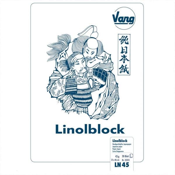 Vang Linolblock Japanpapier 31x46cm 45g/m² 20 Blatt