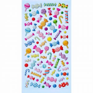 HobbyFun SoftySticker Bonbons mehrfarbig