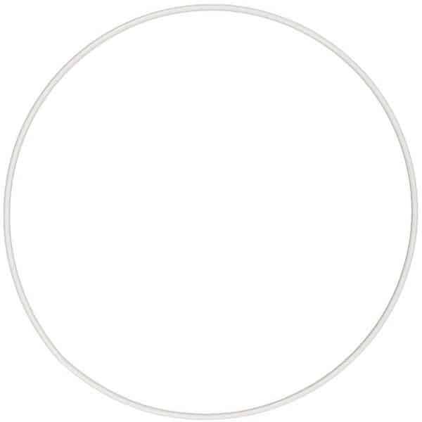 Rico Design Metallring weiß 30 cm