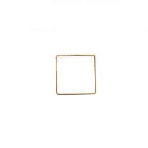 Rico Design Metallring Quadrat gold 10cm