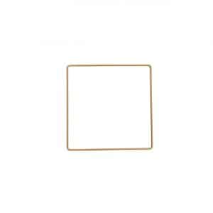 Rico Design Metallring Quadrat gold 15cm