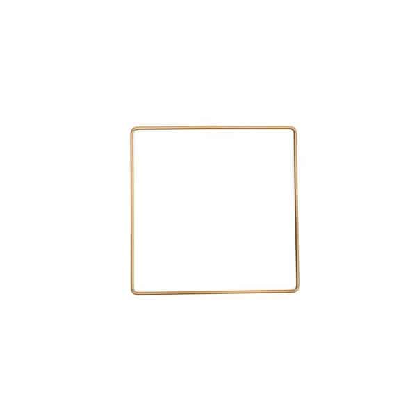 Rico Design Metallring Quadrat gold 15cm