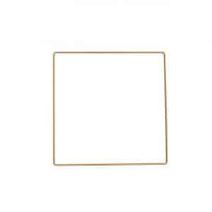 Rico Design Metallring Quadrat gold 20cm