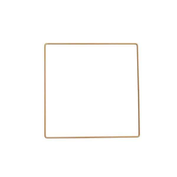 Rico Design Metallring Quadrat gold 20cm