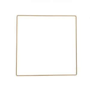 Rico Design Metallring Quadrat gold 25cm