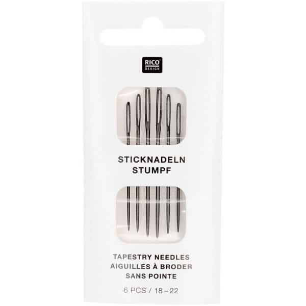 Rico Design Sticknadeln stumpf 18-22 6 Stück