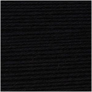 Rico Design Essentials Cashlana dk 25g 62m schwarz