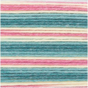 Rico Design Baby Cotton Soft Print dk 50g 125m gelb-petrol