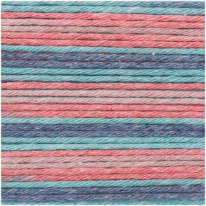 Rico Design Baby Cotton Soft Print dk 50g 125m rot-petrol