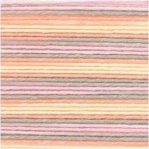 Rico Design Baby Cotton Soft Print dk 50g 125m rose-oliv