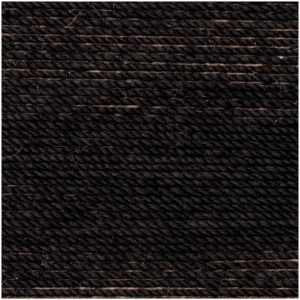 Rico Design Essentials Crochet 50g 280m schwarz