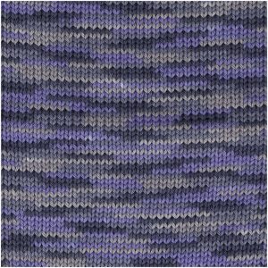 Rico Design Creative Cotton Print aran 50g 85m flieder-braun Mix