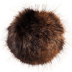 Rico Design Kunstfellbommel 5cm hellbraun