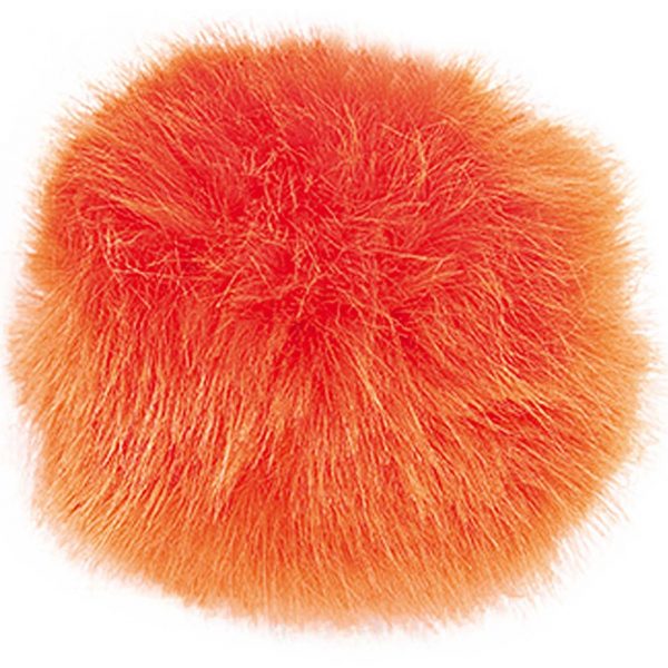 Rico Design Kunstfellbommel 5cm orange