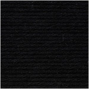 Rico Design Essentials Cashmere Recycled dk 25g 70m schwarz