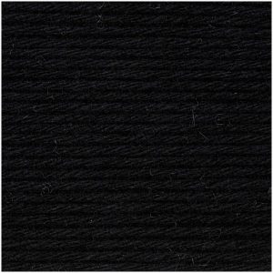 Rico Design Essentials Cashmere Recycled dk 25g 70m schwarz