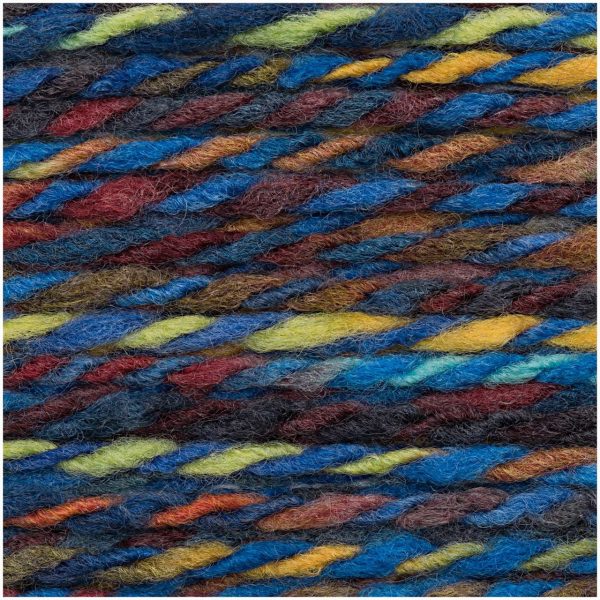 Rico Design Fashion Colour Twist Chunky 50g 85m blau Mix