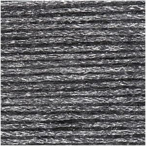 Rico Design Luxury Magic Mohair 50g 200m silber schwarz