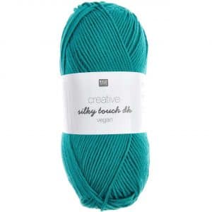 Strickset Weste Modell 36 aus Lovewool Nr. 14 44/46 aquamarin